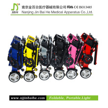 Cadeira de rodas elétrica flexível do preço o mais barato com bateria de lítio para povos Handicapped